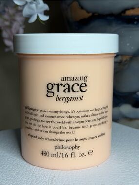 philosophy Amazing Grace Bergamot Whipped Body Crème - Large 16 Fl oz